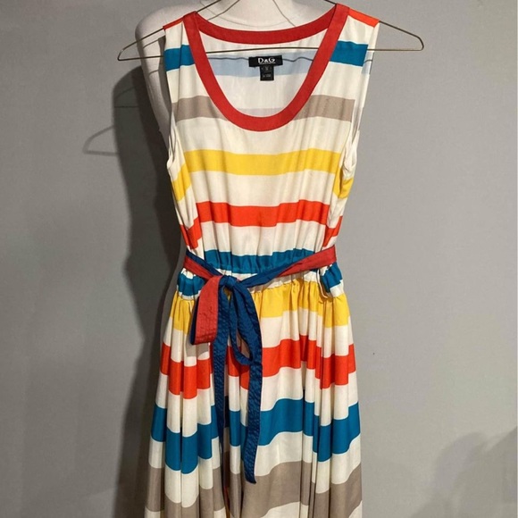 🔥Dolce & Gabbana, striped fit & flare dress, size medium